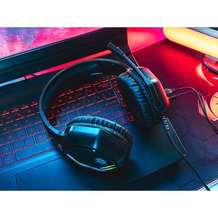 GameZone GZ X3 žaidimų ausinės su RGB apšvietimu
