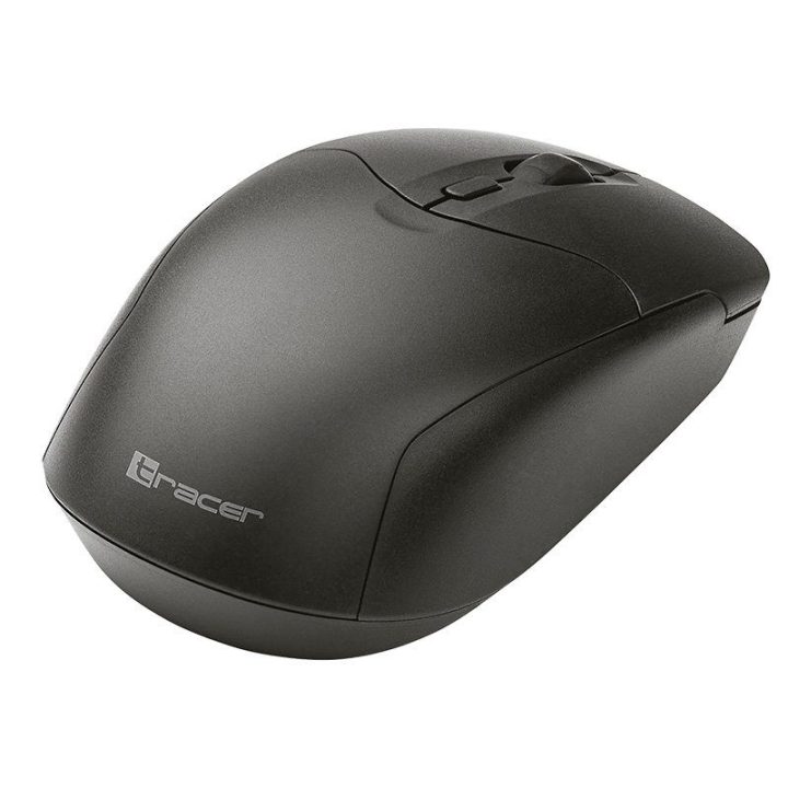 Juoda belaidė optinė pelė Tracer Boss RF Nano