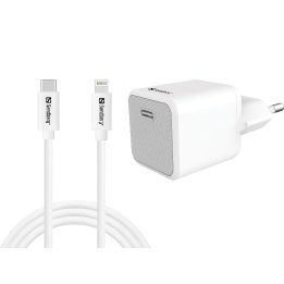 20 W USB-C įkroviklis su USB-C į „Lightning“ laidu, 1 m