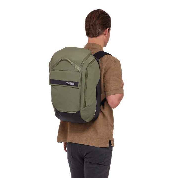 Dviračio krepšys-kuprinė Thule Paramount Hybrid 26 l, šviesiai žalias