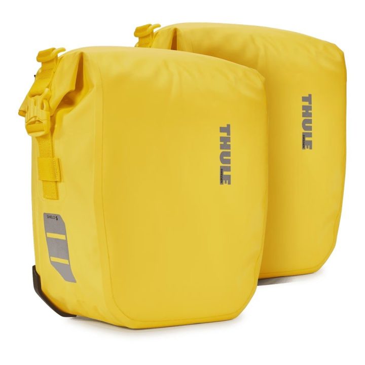 Dviračio krepšiai ant bagažinės Thule Shield 13 l, 2 vnt., geltoni