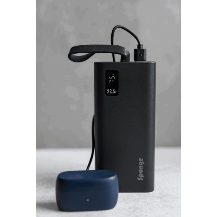 30 000 mAh išorinis akumuliatorius su skaitmeniniu ekranu
