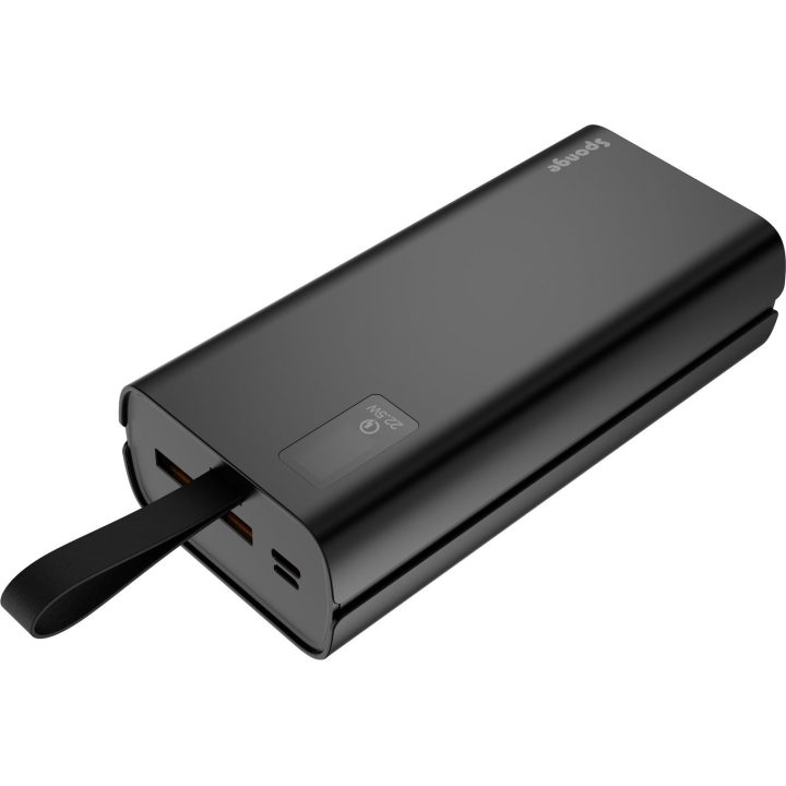 30 000 mAh išorinis akumuliatorius su skaitmeniniu ekranu