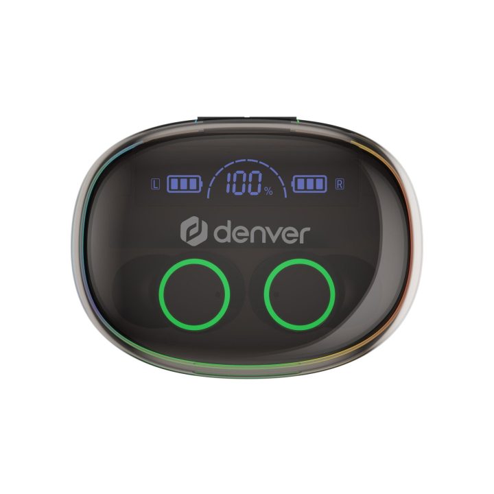 Juodos belaidės Bluetooth ausinės Denver TWE-55B