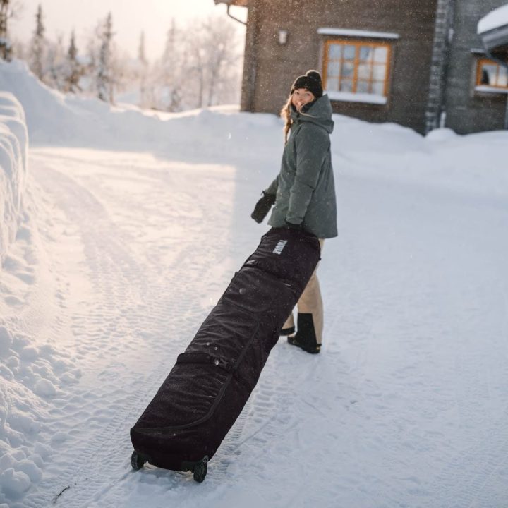Slidžių krepšys su ratukais Thule Roundtrip 175 cm, juodas