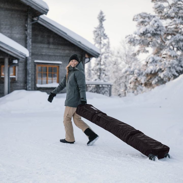 Slidžių krepšys su ratukais Thule Roundtrip 175 cm, juodas