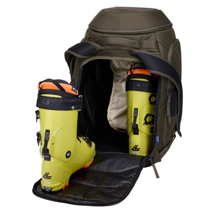 Slidinėjimo ir snieglenčių batų kuprinė Thule Roundtrip 60 l, Deep Khaki