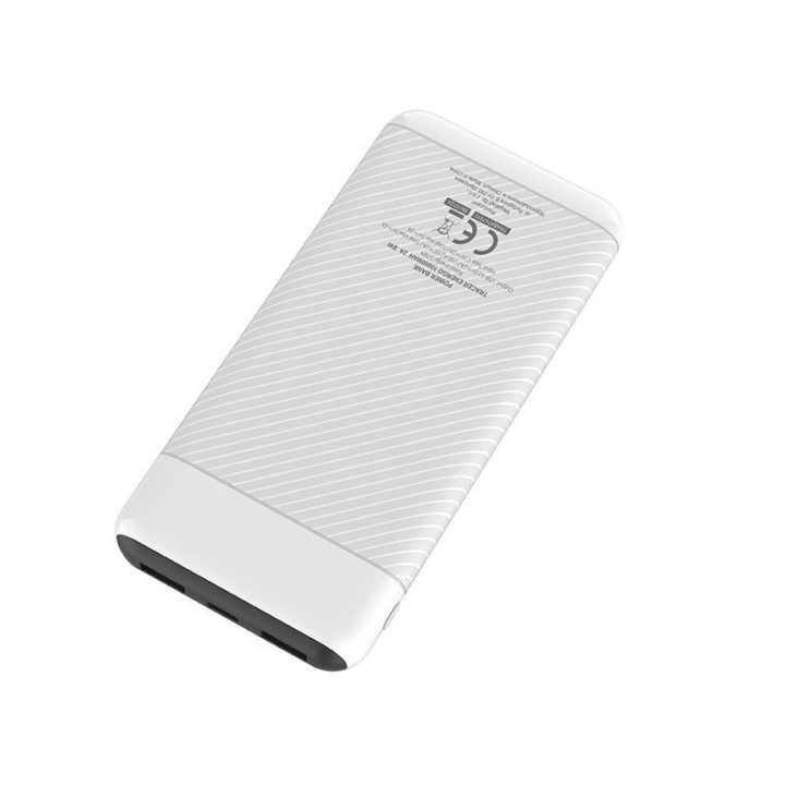 Tracer EnerGo 10000 mAh išorinė baterija, balta / juoda