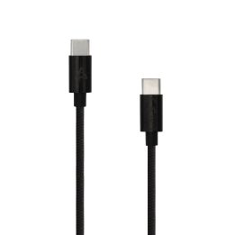USB-C į USB-C kabelis, 2 m, juodas, 60 W