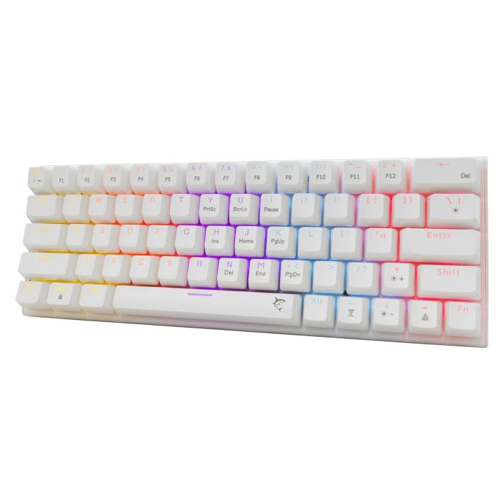 Balta White Shark Wakizashi 2 žaidimų klaviatūra