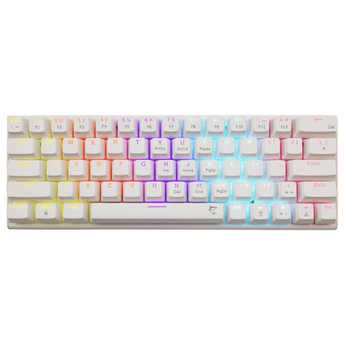 Balta White Shark Wakizashi 2 žaidimų klaviatūra
