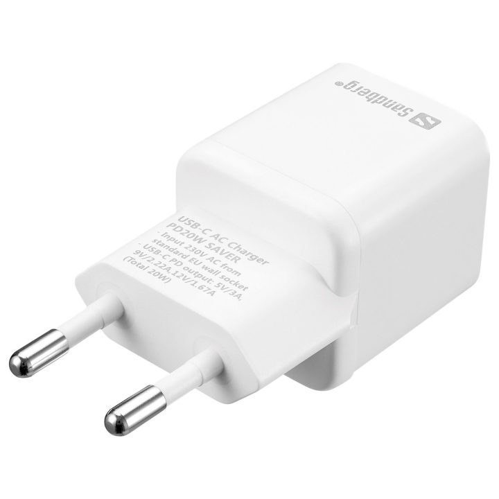 USB-C 20 W PD įkroviklis Sandberg