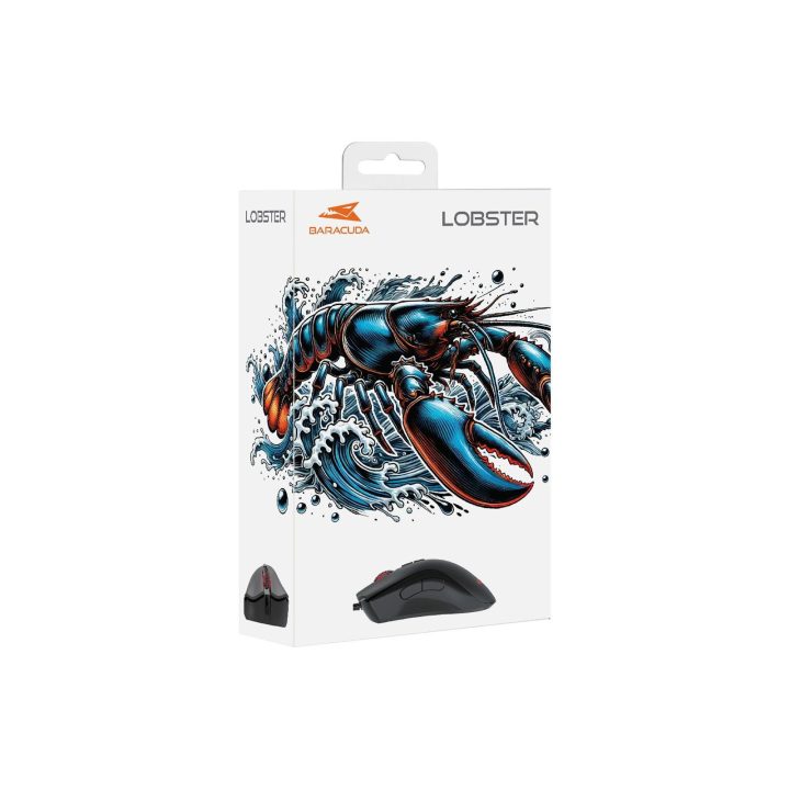 Žaidimų pelė Baracuda Lobster Black