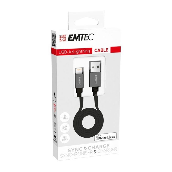 USB-A–Lightning laidas 1,2 m