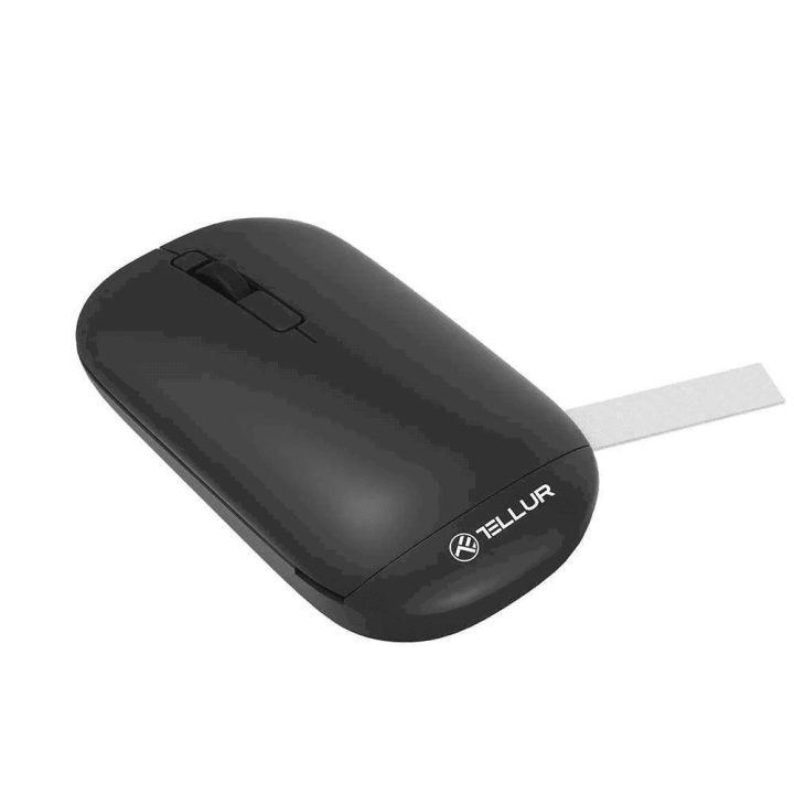Belaidė pelė Tellur Gripper, juoda