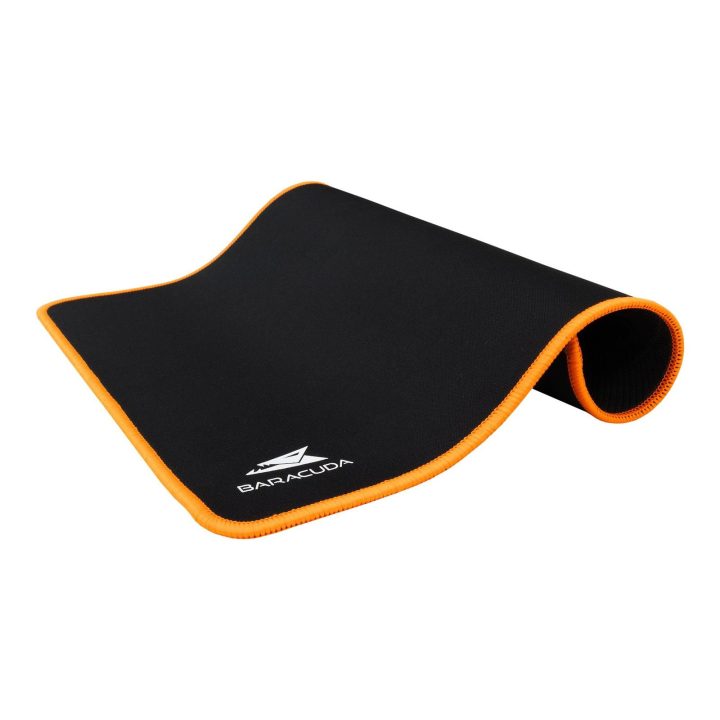 Žaidimų pelės kilimėlis Baracuda WALRUS M 300 x 250 mm, juodos ir oranžinės spalvos