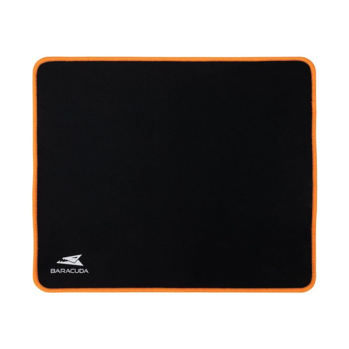 Žaidimų pelės kilimėlis Baracuda WALRUS M 300 x 250 mm, juodos ir oranžinės spalvos