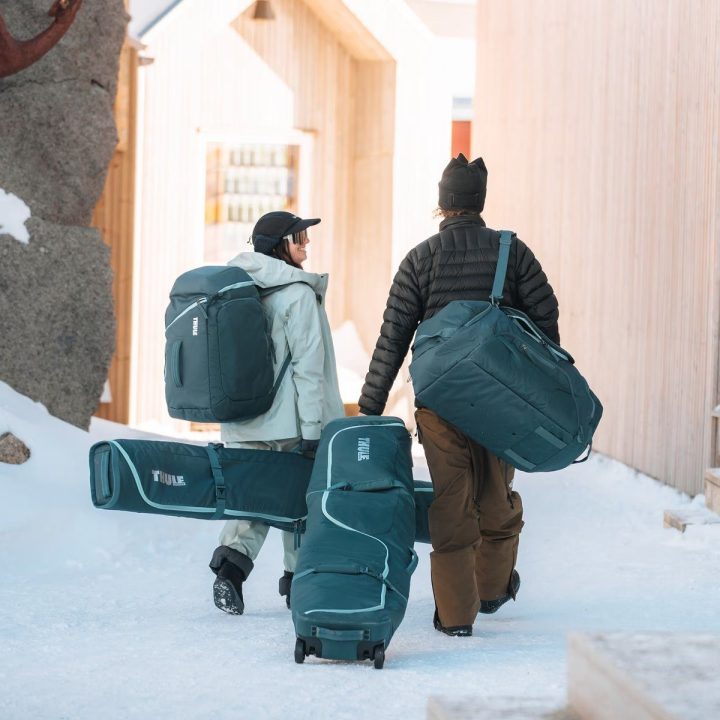 Slidinėjimo ir snieglenčių krepšys Thule Roundtrip 80 l, Dark Slate