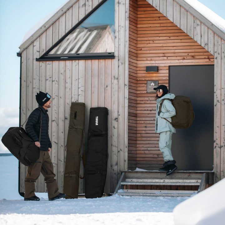Slidinėjimo ir snieglenčių krepšys Thule Roundtrip 80 l, Dark Slate