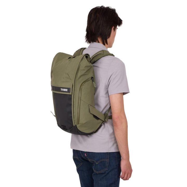 Dviračių kuprinė Thule Paramount Bike Commute 20L, žalia