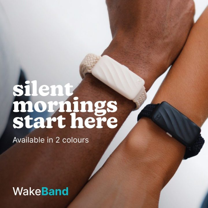 Homedics WakeBand tylus žadintuvas, juodas