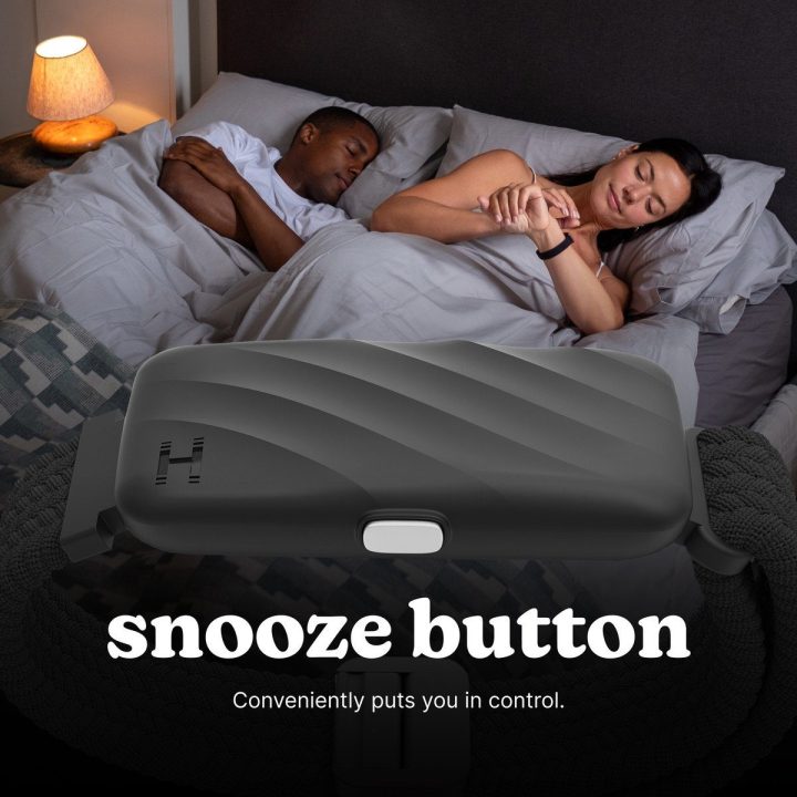 Homedics WakeBand tylus žadintuvas, juodas