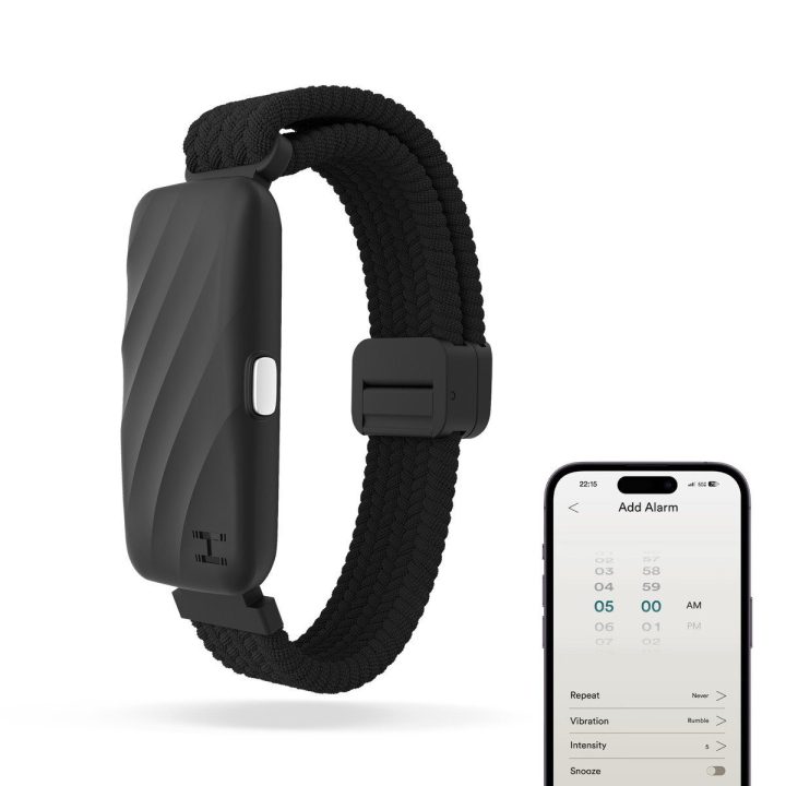 Homedics WakeBand tylus žadintuvas, juodas