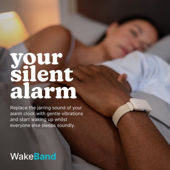 Homedics WakeBand tylus žadintuvas, juodas