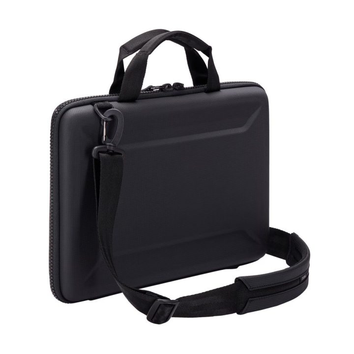 Juodas nešiojamojo kompiuterio dėklas Thule Gauntlet 5 MacBook 14"