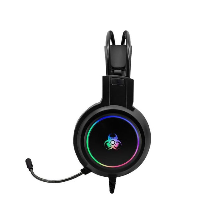 Žaidimų ausinės Tracer GameZone GZ X1 su 50 mm garsiakalbiais ir RGB apšvietimu