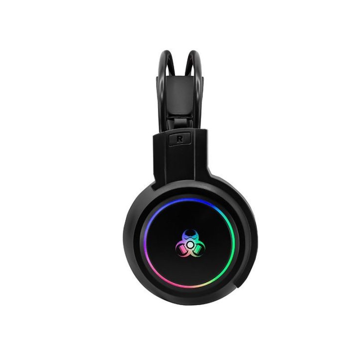 Žaidimų ausinės Tracer GameZone GZ X1 su 50 mm garsiakalbiais ir RGB apšvietimu