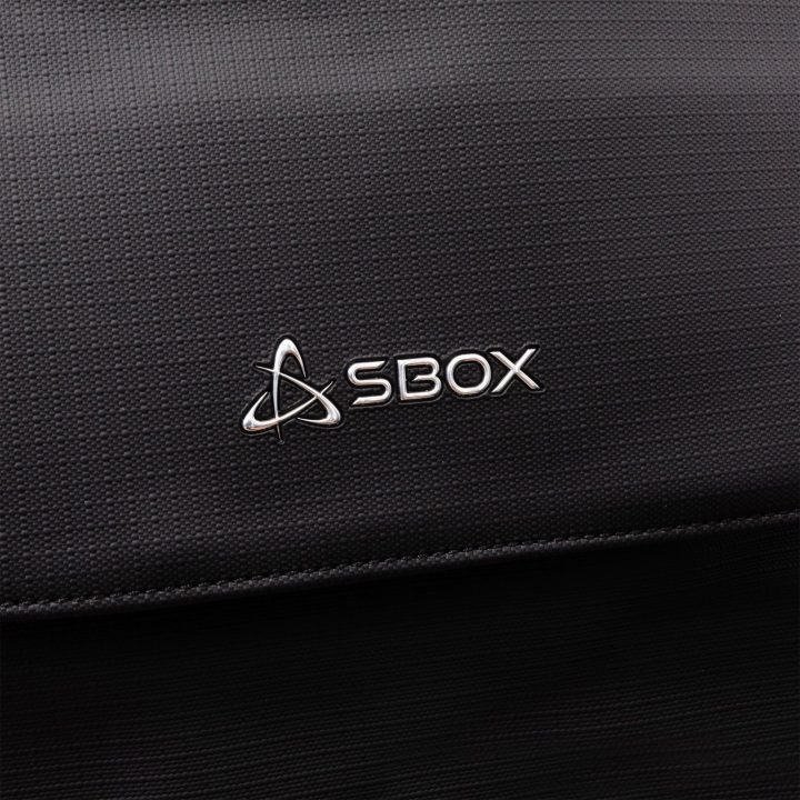 SBOX Barcelona juoda kuprinė nešiojamam kompiuteriui iki 18 colių