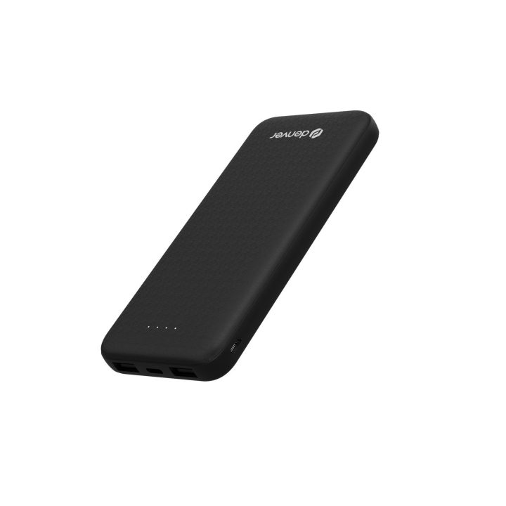 Denver 10 000 mAh išorinis akumuliatorius, juodas