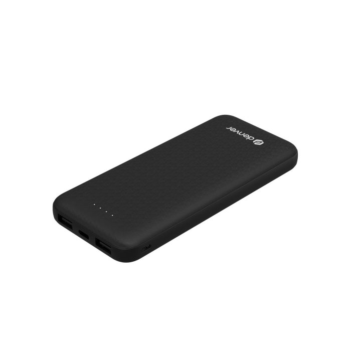 Denver 10 000 mAh išorinis akumuliatorius, juodas
