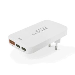 65 W baltas USB-C/USB-A įkroviklis