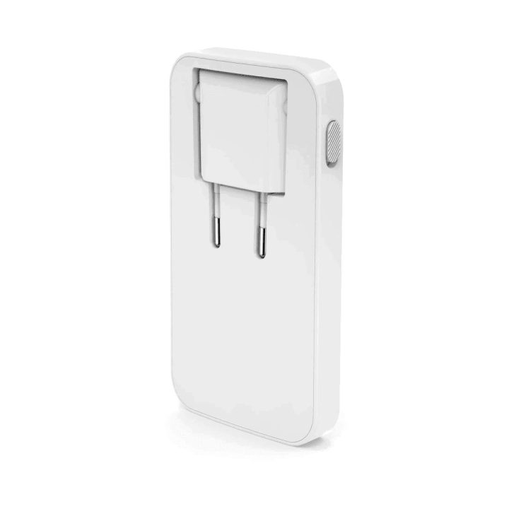 65 W baltas USB-C/USB-A įkroviklis