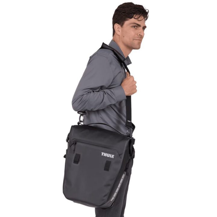 Dviračio bagažinės krepšys Thule Shield Commuter 22 L, juodas