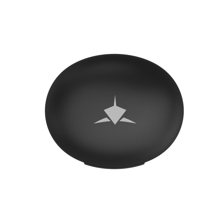 Juodos belaidės į ausis įdedamos ausinės White Shark Vortex BT