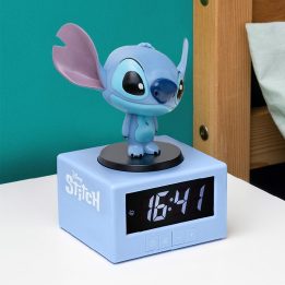 Stitch skaitmeninis žadintuvas su naktine lempute