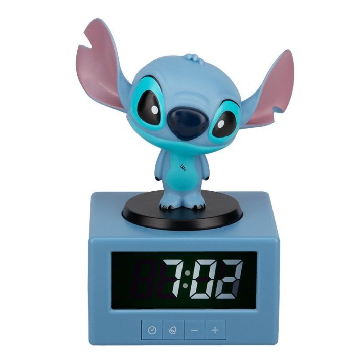 Stitch skaitmeninis žadintuvas su naktine lempute