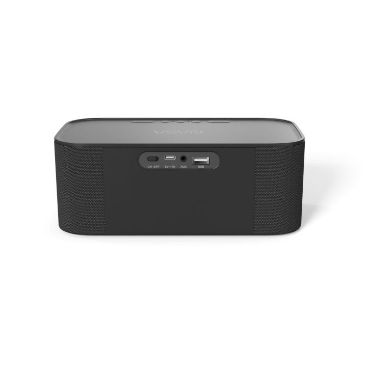 Žadintuvas su „Bluetooth“ garsiakalbiu ir belaidžiu įkrovimu NASA SPC800