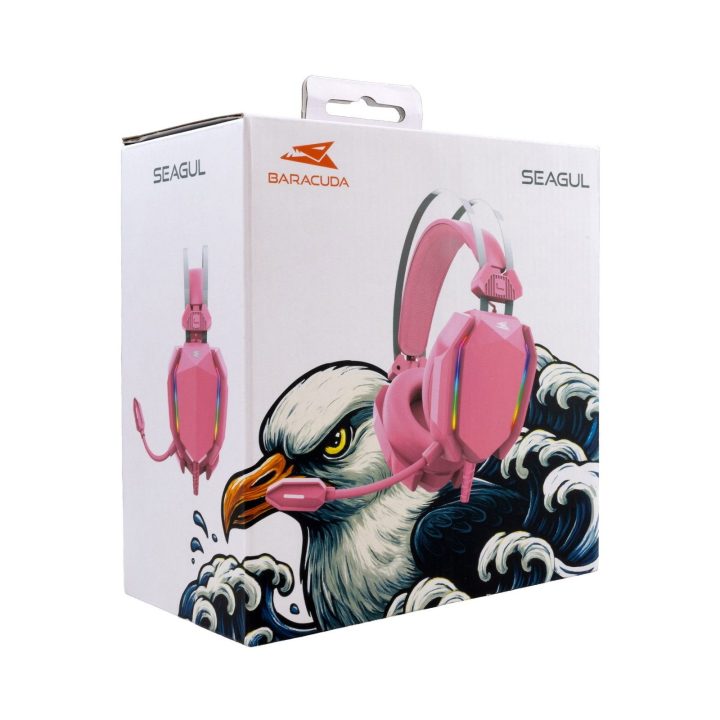 Žaidimų ausinės su mikrofonu Baracuda Seagul
