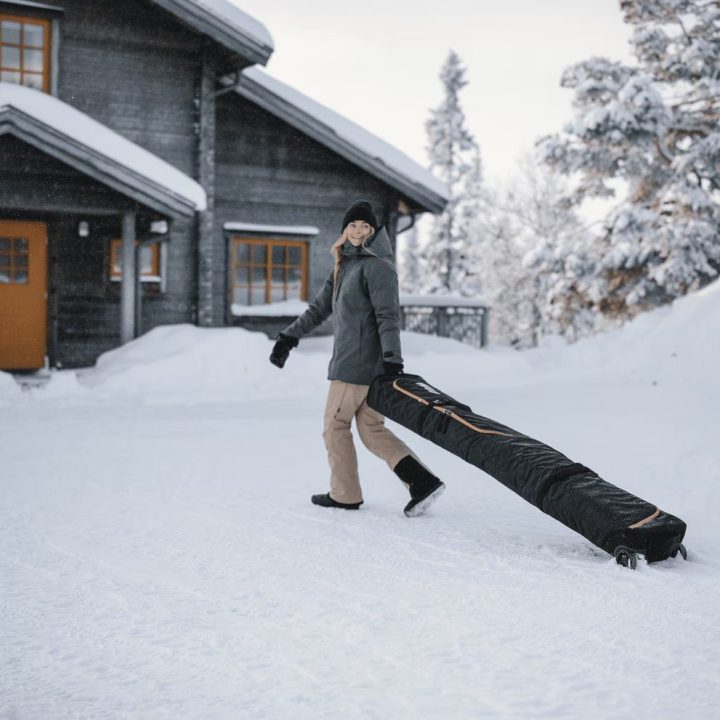 Thule Roundtrip Rolling Ski Bag 192 cm juodas