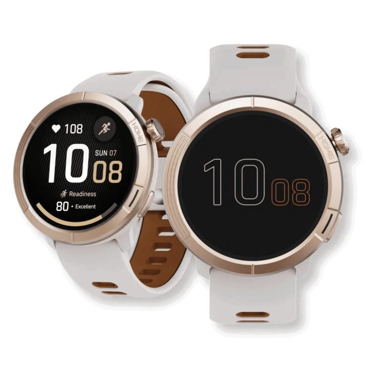 Stelio Activ Pro GPS 46 mm išmanusis laikrodis, auksinis titaninis