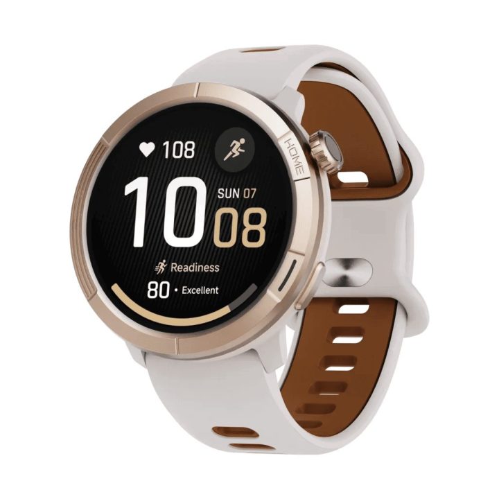 Stelio Activ Pro GPS 46 mm išmanusis laikrodis, auksinis titaninis