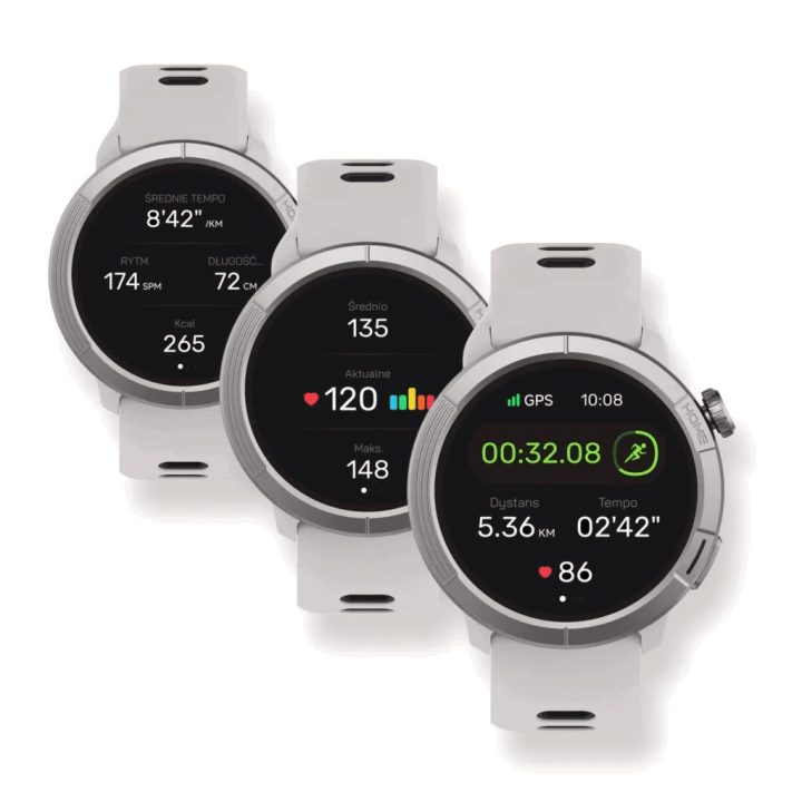 Stelio Activ Pro GPS išmanusis laikrodis 46 mm, titano