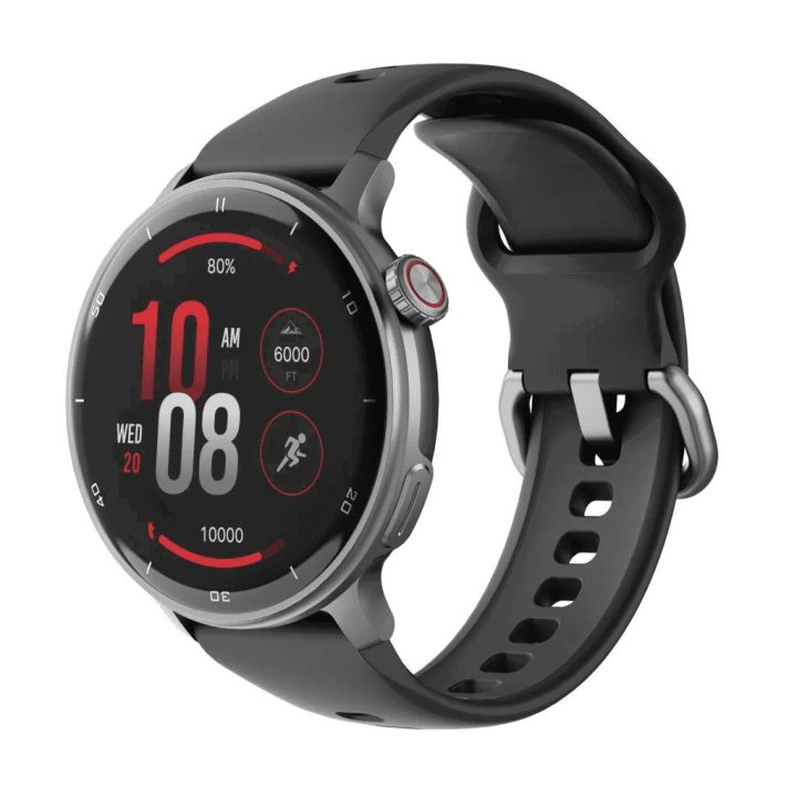 Stelio Activ GPS 46 mm juodas išmanusis laikrodis