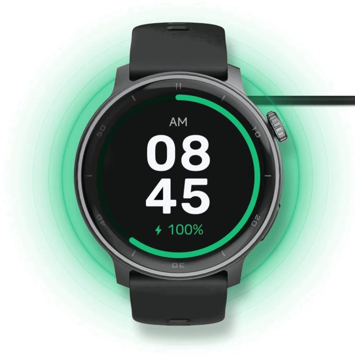 Stelio Activ GPS 46 mm juodas išmanusis laikrodis