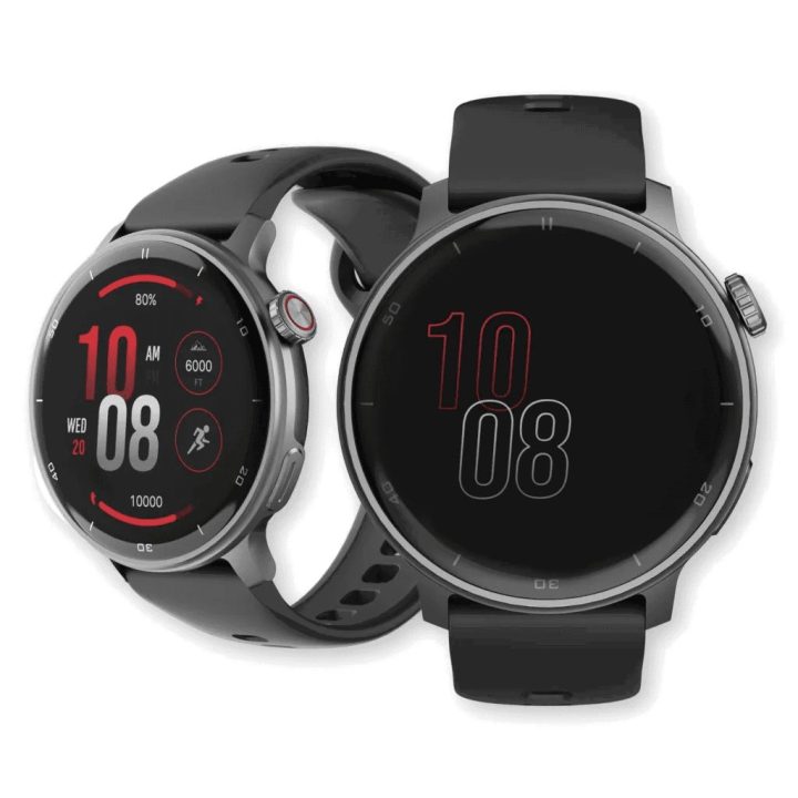 Stelio Activ GPS 46 mm juodas išmanusis laikrodis