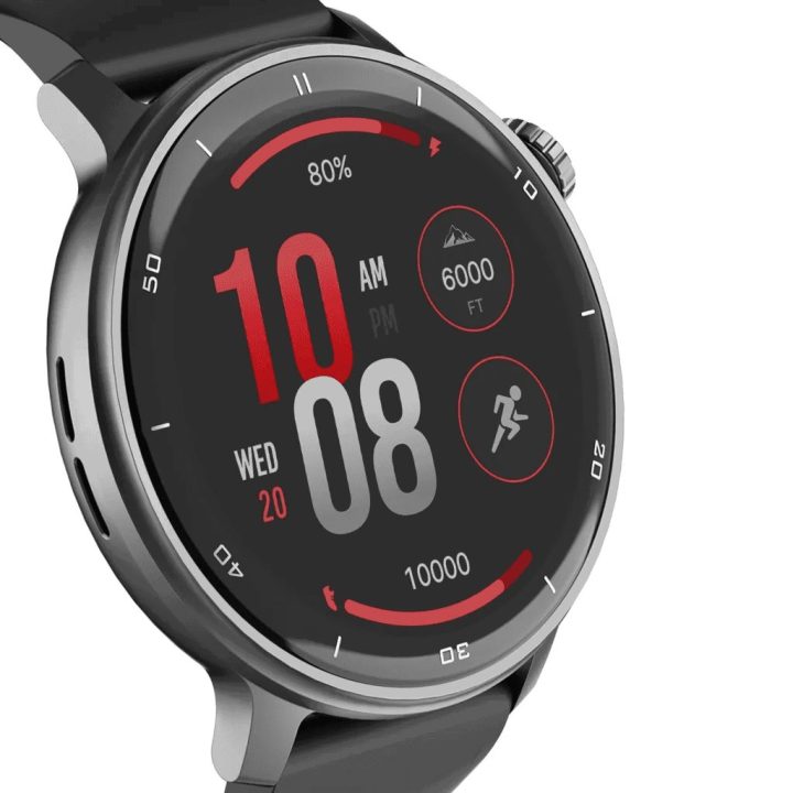 Stelio Activ GPS 46 mm juodas išmanusis laikrodis